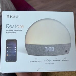 Hatch Restore. Never used. Sunrise alarm clock